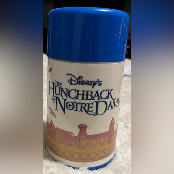 Vintage 90’s Disney Hunchback of Notre Dame Aladdin Lunchbox Thermos - Picture 2 of 7